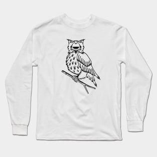 PERCHING OWL Long Sleeve T-Shirt